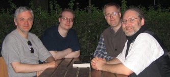 [Bild vom TeX-Stammtisch am 11.5.2006 im Aguila.]