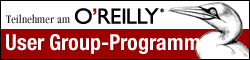Banner: Teilnehmer am O'Reilly User Group-Programm